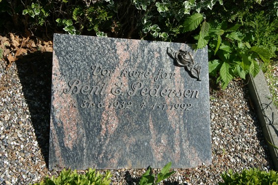 Billede af gravsten på Korsør Kirkegård