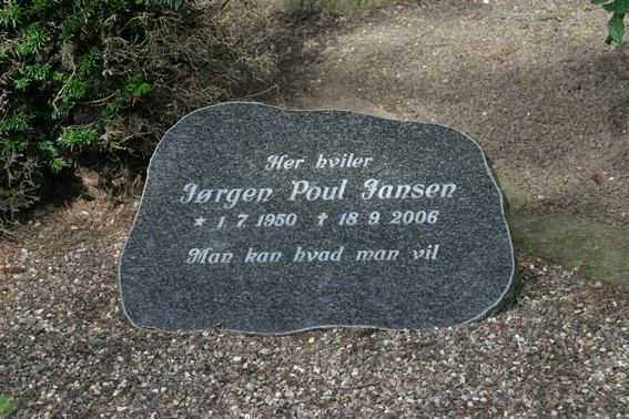 Billede af gravsten på Korsør Kirkegård