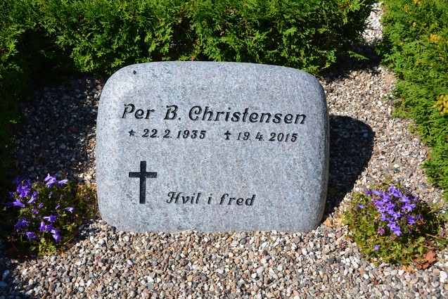 Billede af gravsten på Korsør Kirkegård