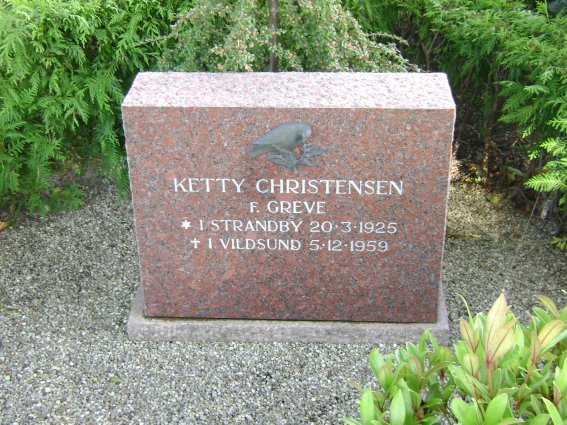 Billede af gravsten på Stagstrup Kirkegård