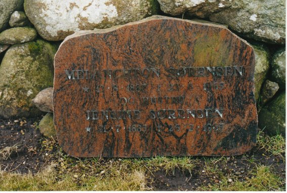 Billede af gravsten på Stagstrup Kirkegård